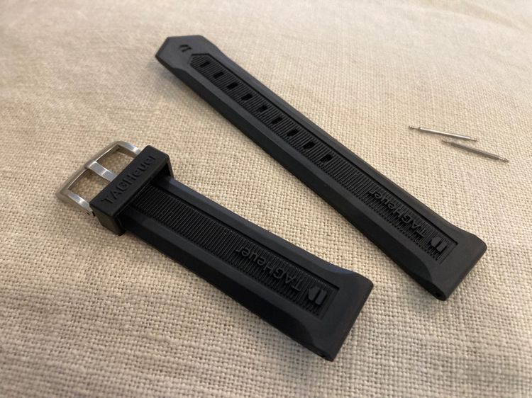 สายยาง Tag Heuer กว้าง 22 มิล และ 20 มิล ใส่ได้กับHeuerรุ่นหน้าปัด ManSize KingSize Chonograph Boy Size รูปที่ 6