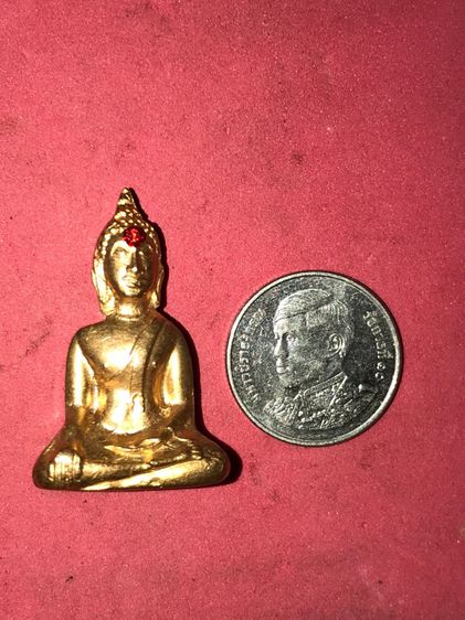 พระกริ่ง รุ่นแรก พิมพ์สมาธิ หลวงพ่อพระใส วัดโพธิ์ชัย ปี ๒๕๐๕ ตำบลในเมือง อำเภอเมืองหนองคาย จังหวัดหนองคาย ตอกโค๊ต กริ่งดัง เนื้อทองเหลือง ฝั รูปที่ 2