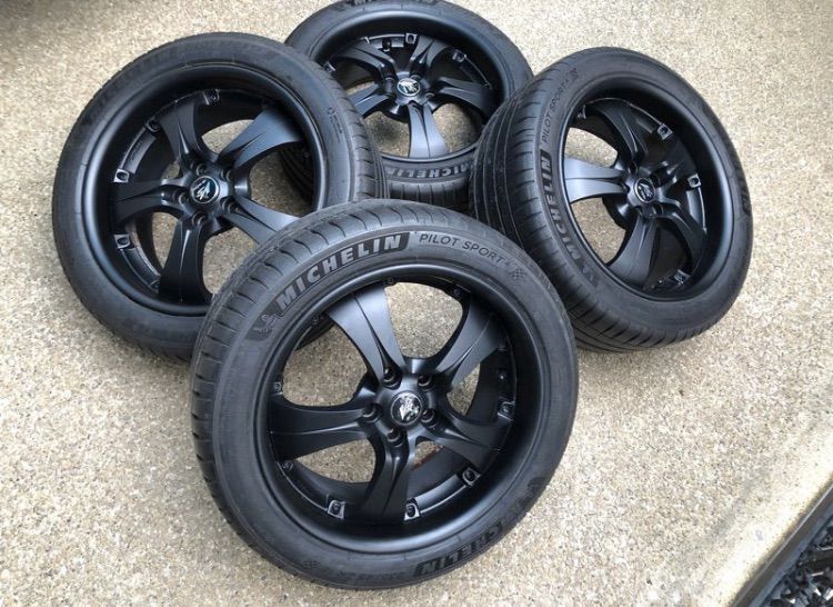 ล้อ W WORK 5รู 114 ของแท้ 18 นิ้ว Michelin 235 45 18 ปี 2018 รูปที่ 6