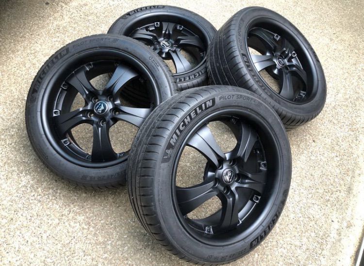 ล้อ W WORK 5รู 114 ของแท้ 18 นิ้ว Michelin 235 45 18 ปี 2018 รูปที่ 14