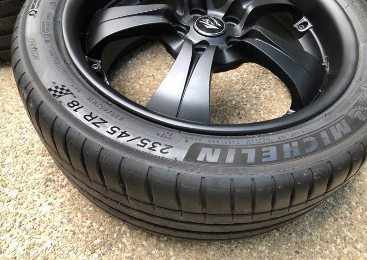 ล้อ W WORK 5รู 114 ของแท้ 18 นิ้ว Michelin 235 45 18 ปี 2018 รูปที่ 13