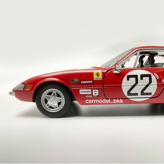 โมเดลรถเหล็ก Ferrari 365 GTB 4 Competizione 1a Series 22 แบรนด์ Bburago ขนาด 1 ต่อ 24 รถแข่ง Racing โมเดลรถเฟอรารี่ Diecast CarModelBKK รูปที่ 5