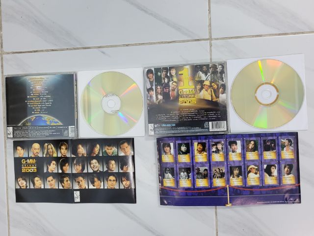 ขายแผ่นซีดีเพลง 2 อัลบั้ม แผ่นทองจีเอ็มเอ็ม แกรมมี่ เบสท์ ออฟ เดอะ เยียร์ 2003 , 2006  สภาพแผ่นสวย รูปที่ 2