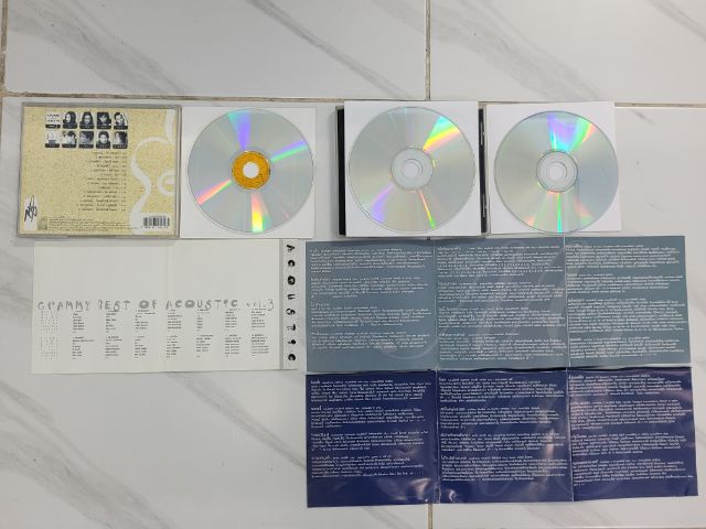 ขายแผ่นซีดีเพลง 3 อัลบั้ม 3 แผ่น แกรมมี่ เบสท์ ออฟ อะคูสทิค ชุดที่3 , แกรมมี่ เบสท์ เมล นัมเบอร์1 และ 2  สภาพแผ่นสวย รูปที่ 2