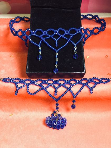 สร้อยคริสตัลชวาลอฟกี้เซท(น้ำเงิน) รูปที่ 2