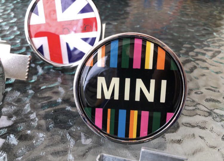 Logo MINI กระจังหน้า และ หัวเสียบหลอก Safety Belt ใส่ได้กับทุกรุ่น Mini One Cooper Countryman Clubman Paceman R50 R53 R57 R56 R60 F56 F60 รูปที่ 8