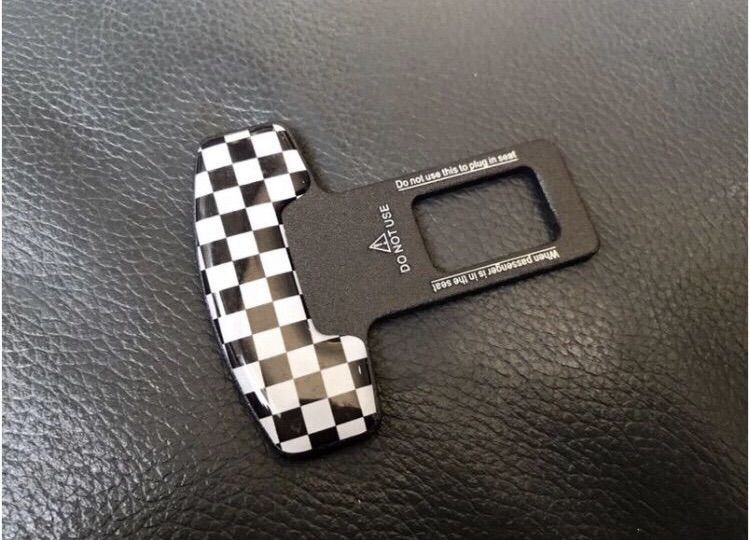 Logo MINI กระจังหน้า และ หัวเสียบหลอก Safety Belt ใส่ได้กับทุกรุ่น Mini One Cooper Countryman Clubman Paceman R50 R53 R57 R56 R60 F56 F60 รูปที่ 15