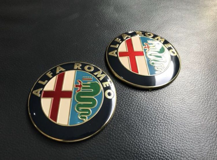 ฝาดุมล้อ Alfa Romeo หน้ากว้าง 50 , 56 , 60 มิล และ โลโก้ฝากระโปรงหน้า-หลัง รูปที่ 3