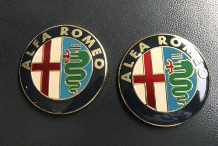 ฝาดุมล้อ Alfa Romeo หน้ากว้าง 50 , 56 , 60 มิล และ โลโก้ฝากระโปรงหน้า-หลัง รูปที่ 2