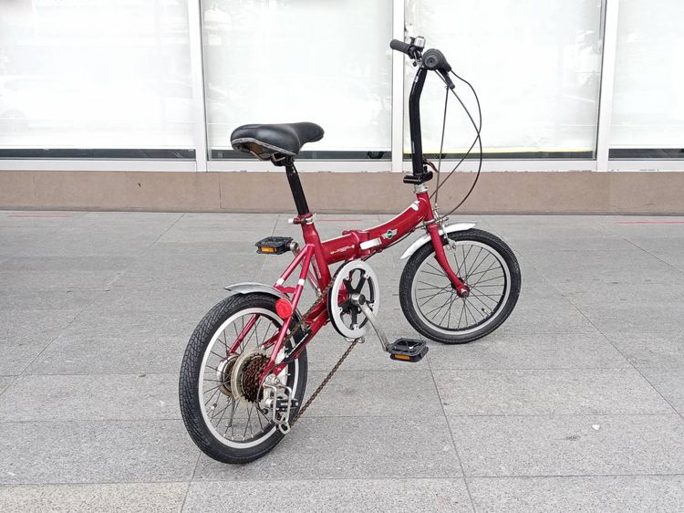 จักรยานพับ Mini Cooper จากญี่ปุ่น -	วงล้อ 16 นี้ว -	เกียร์ 6 สปีด -	เฟรมเหล็ก สีแดง 	รถสวย สภาพดี มือสอง จากญี่ปุ่น  บริการจัดส่งทั่วประเทศ รูปที่ 6