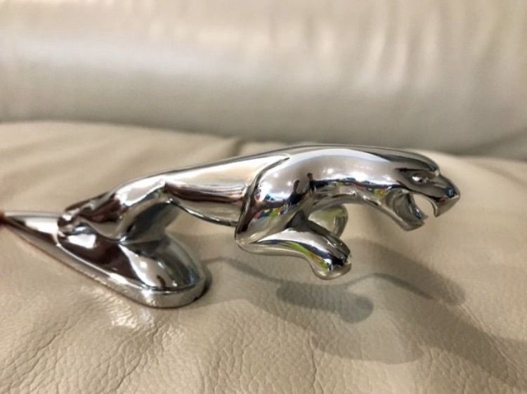 โลโก้จากัวร์ หัวเสือ Logo Jaguar ฝากระโปรงหน้า ใส่ S Type X Type Sovereign Daimler XF XJ XJR รูปที่ 2