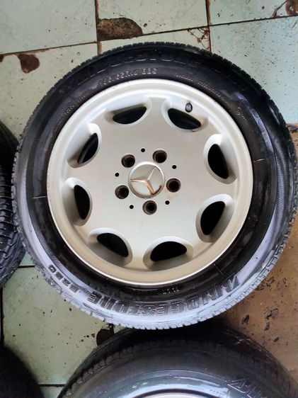 ล้อแม็กbenzขอบ15 5รู112แถมยาง รูปที่ 3