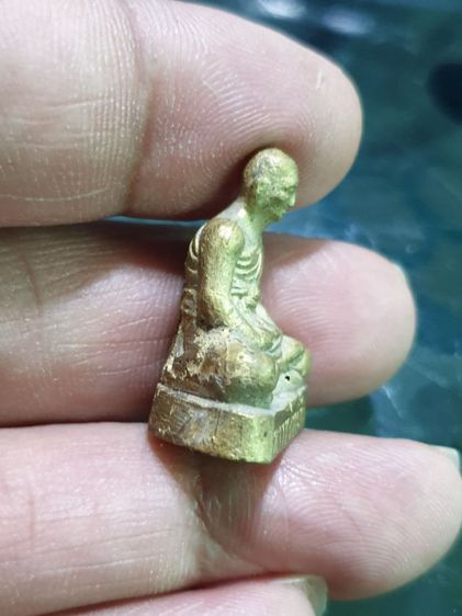 รูปหล่อหลวงพ่อน้อย วัดธรรมศาลา สร้างโดย หลวงพ่อจืด นิมมฺโล สวนปฏิบัติธรรมโพธิ์เศรษฐี จ.นครปฐม รูปที่ 3