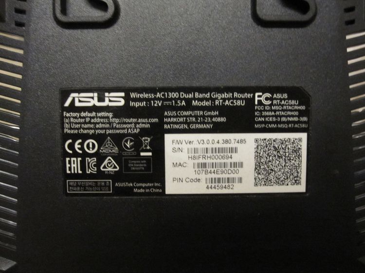 ขายเร้าเตอร์ ASUS RT-AC 58U AC1300 + แอร์การ์ด TRUE 4G 150MB (ใส่ได้ทุกค่าย) มือสองราคาถูก รูปที่ 5