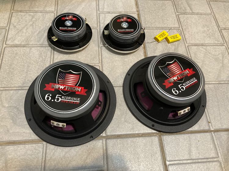 ลำโพง 6.5 นิ้ว 200watt 1 คู่ ทวิตเตอร์ 1 คู่ ยี่ห้อ Newthon เสียงกลาง แหลม ของใหม่ รูปที่ 3