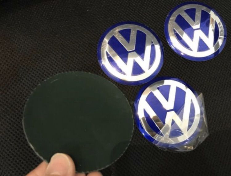 โลโก้ Volk มี 4 ขนาด ติดฝาล้อ ฝากระโปรงหน้าหลัง New Beetle Caravelle Passat Golf Vento รูปที่ 8
