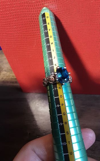 อื่นๆ แหวนเงิน พลอยลอนดอนบลูโทปาส สวยงามมาก ออกแบบเก๋