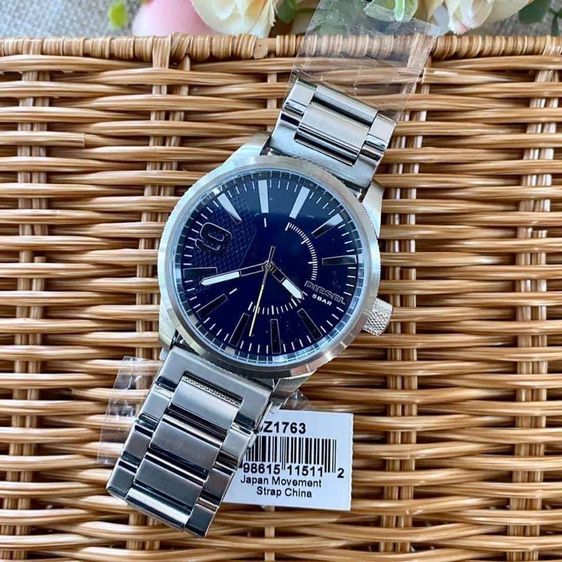 นาฬิกาข้อมือชาย Diesel Men's DZ1763 Rasp Stainless Steel Watch หน้าปัดสีน้ำเงิน ขนาด 46 mm. รูปที่ 6