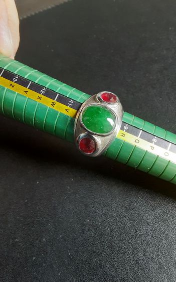 แหวนเงิน หยกสวย ทับทิมสวย แท้ รูปที่ 18