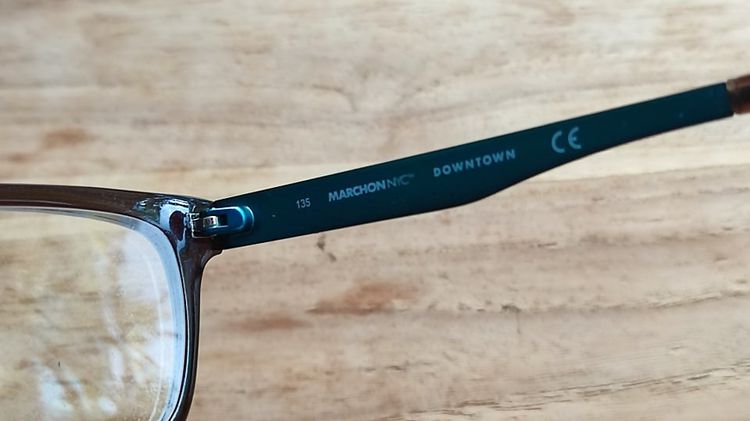 Marchon NYC Downtown 210 Cat Eye Eyeglasses Frames size 52 16 135 mm กรอบแว่นของแท้มือสอง ทรงสวยๆ งานดีไซน์สวยๆครับ เลนส์ติดค่าสายตาเอาไปเปล รูปที่ 8