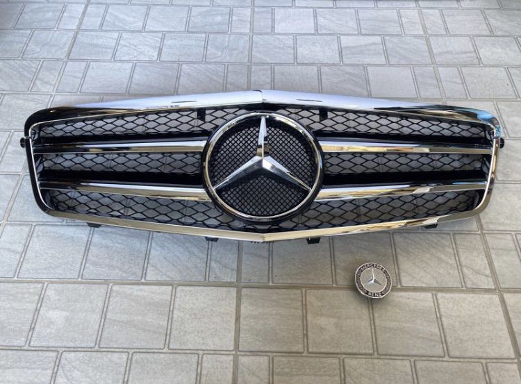 กระจังหน้า Benz W212 ดาวใหญ่ ดาวจม ฝากระโปรงหน้า มี 2 รุ่น AMG GT ลิ้นกันชนหน้า Chrome รูปที่ 10