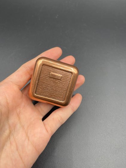 กล่องโลหะจิ๋ว ทองแดง ประดับคริสตัล รูปที่ 2