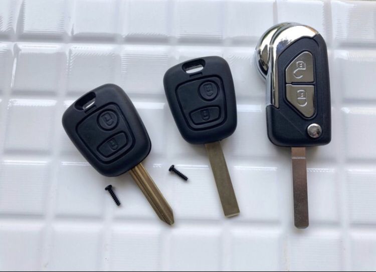 กรอบกุญแจรีโมท ซีตรอง Citroen C1 C2 C3 C4 C5 C8 DS3 DS4 DS5 EVASION XSARA Jumper หัวเกียร์ ออโต้ รูปที่ 7