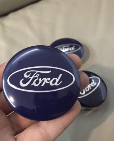 ฝาล้อ Ford สีน้ำเงิน ขนาด 54 และ 60 mm. ใส่หลายรุ่น เช่น Fiesta Focus Mondeo รูปที่ 5