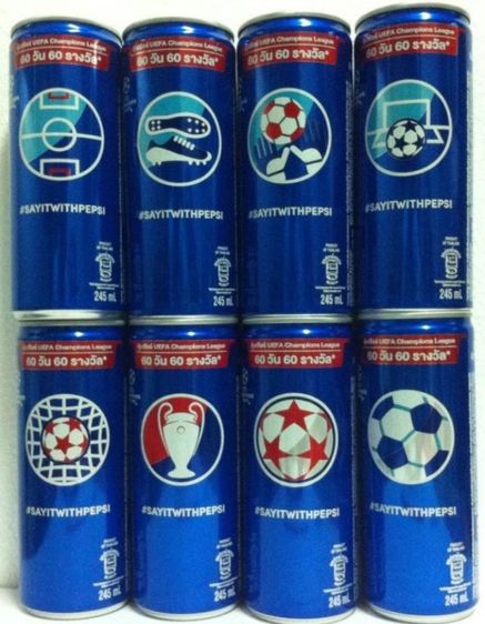 2016 UEFA Champions League Pepsi Thai can รูปที่ 1