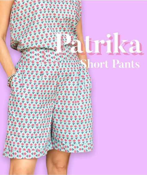 ส่งต่อเซ็ตเสื้อแขนกุด กับ กางเกงขาสั้น ผ้าคอตต้อนอินเดีย รูปที่ 2