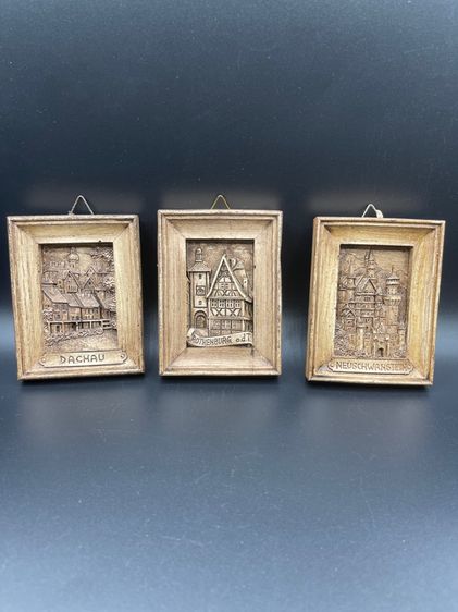 รูปติดผนัง Set ภาพ สามมิติ สถานที่ ในประวัติศาสาตร์ ของ เยอรมณี 3 ภาพ