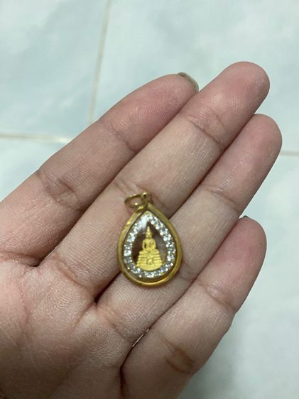 จี้พระทองล้อมเพชร รูปที่ 2