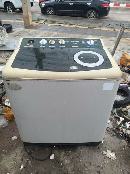 ขายเครื่องซักผ้า Samsung 2 ถัง 
10.5 กิโลกรัมสินค้าใช้งานได้ปกติ
สนนราคาขายที่ 1,500 บาทไทย
พิกัดฉะเชิงเทราแปดริ้ว City 
081 6644 989  รูปที่ 15