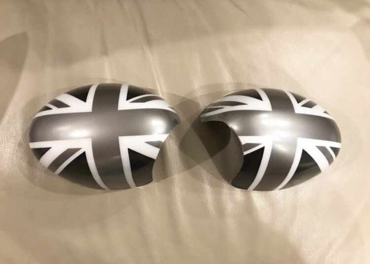 ชุดแต่ง ครอบกระจกข้าง มือจับประตู Mini Cooper Mini One CooperS JCW รุ่น R56 R57 R58 R59 R60 R61 ลายตารางหมากรุก และ ธงชาติอังกฤษ Union Jack รูปที่ 6
