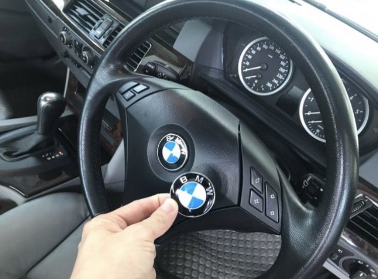 โลโก้BMW พวงมาลัย 45mm. ใส่ E46 E30 E39 E34 E90 E92 E93 E60 E65 E66 E87 F9 F10 F30 E84 F48 และ โลโก้ติด ฝาล้อE36 รูปที่ 4