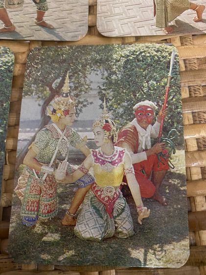 การ์ด รำไทย  งานนำ้ส้มเพียว  ยุคพระนคร รูปที่ 4