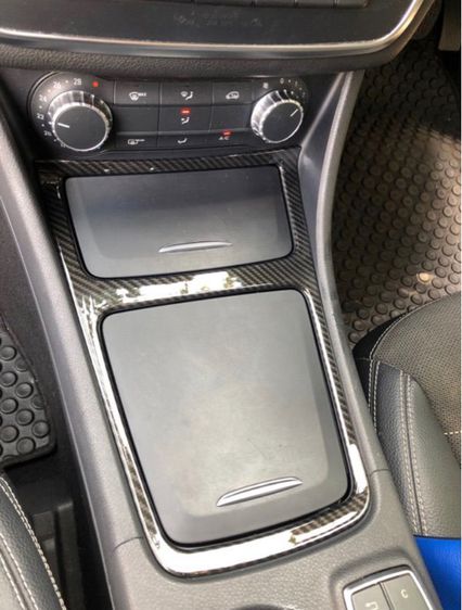 ครอบคอนโซล ลายคาร์บอนเคฟล่า ใส่กับBenzได้หลายรุ่น โฉม W176 W117 C117 X156  Benz A180 A250 CLA200 CLA250 GLA200 GLA250 รูปที่ 7