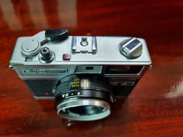 กล้อง  ฟิล์ม วินเทจ  Cannon.datematic พร้อมเลนส์ ใช้ได้จริงและน่าสะสม รูปที่ 8