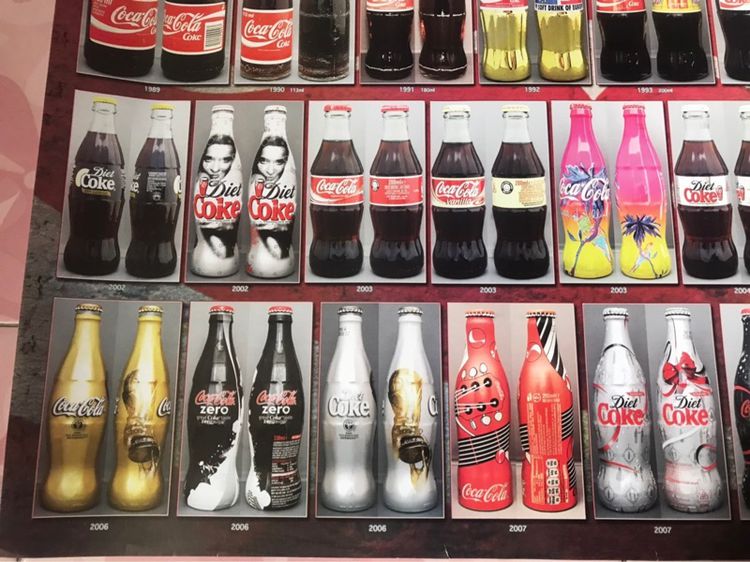 โปตเตอร์ Coke   รวมขวดแก้วตั้งแต่ปี 1950-2011 รูปที่ 2
