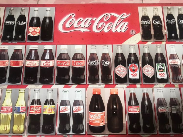 โปตเตอร์ Coke   รวมขวดแก้วตั้งแต่ปี 1950-2011 รูปที่ 4