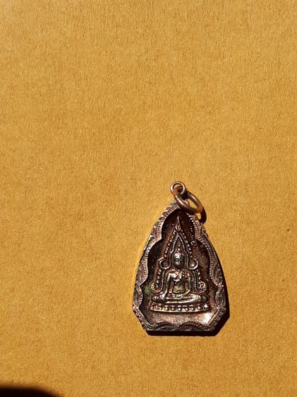 เหรียญพระพุทธชินราช วัดพระศรีมหาธาตุ เนื้อโลหะ หายาก เก่า รับประกันแท้ ไม้รู้ปี พร้อมเลื่ยมนาคแท้ รูปที่ 3