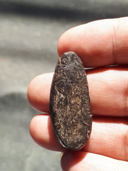 พระกำแพงลีลา เม็ดขนุน เนื้อดิน ดินละเอียดไม่มีเม็ดกรวด เนื้อสีดำหายาก พระปางลีลาพิมพ์คม สวยงาม สมส่วน มองแล้วเหมือนท่านก้าว เก่า แท้ แปลก หา รูปที่ 7