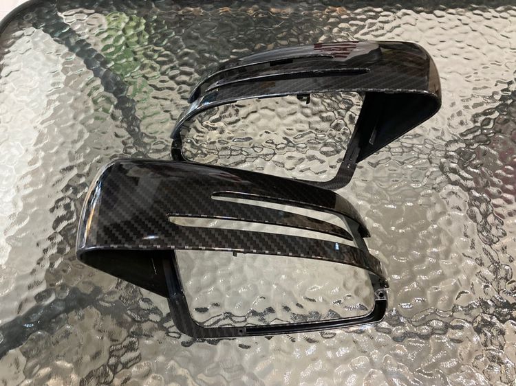 กรอบกระจกข้าง Benz ลาย Carbon Kevlar ใส่กับBenzได้หลายรุ่น W176 W246 W204 W212 W207 W221 W117 C117 X156 CLA GLA W166 ML รูปที่ 2
