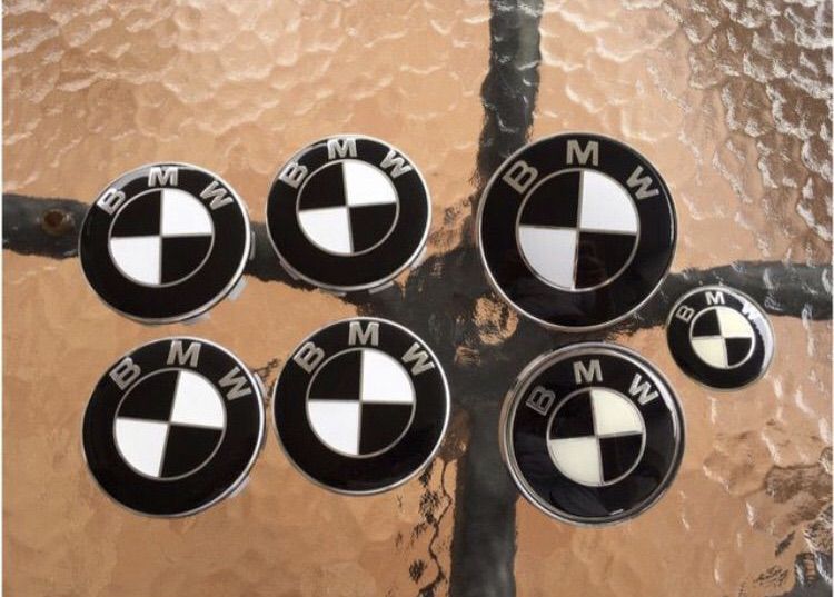 ชุดแต่ง ฝาล้อ โลโก้ ฝากระโปรงหน้า หลัง BMW Logoติดพวงมาลัย ทั้งหมด 7 ชิ้น รูปที่ 3