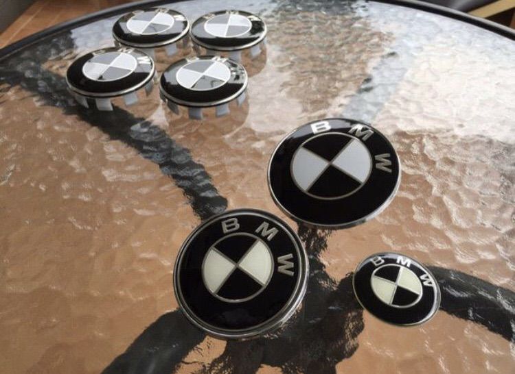 ชุดแต่ง ฝาล้อ โลโก้ ฝากระโปรงหน้า หลัง BMW Logoติดพวงมาลัย ทั้งหมด 7 ชิ้น รูปที่ 4