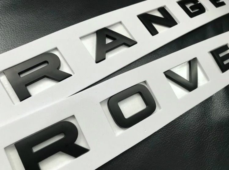 โลโก้ ฝากระโปรง RANGE ROVER มี 2 สี สีดำ สีเงิน ติดฝากระโปรงหน้า หรือ หลัง รูปที่ 8