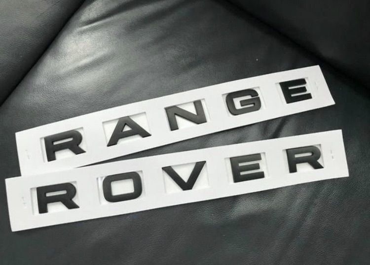 โลโก้ ฝากระโปรง RANGE ROVER มี 2 สี สีดำ สีเงิน ติดฝากระโปรงหน้า หรือ หลัง รูปที่ 7