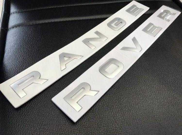 โลโก้ ฝากระโปรง RANGE ROVER มี 2 สี สีดำ สีเงิน ติดฝากระโปรงหน้า หรือ หลัง รูปที่ 5