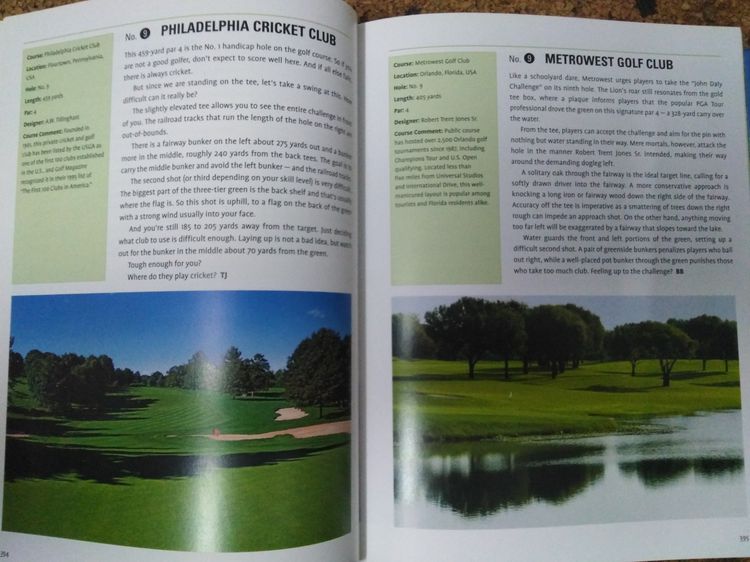 หนังสือ 1001 Golf Holes You Must Play Before You Die (Hardcover) by Jeff Barr  รูปที่ 13