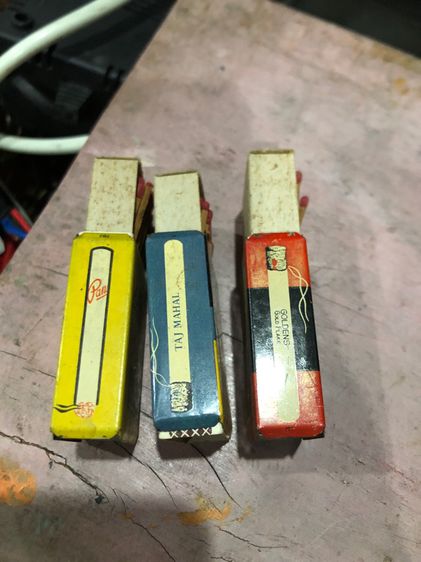 ปลอกไม้ขีดไฟสังกะสีวินเทจ รูปที่ 3